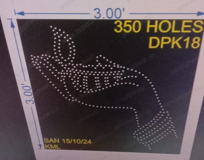 DPK18 DIPAK 3X3 FT 350 HOLES