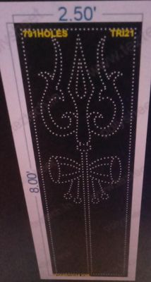 TRI21 TRISHUL 8X2.5 FEET 791 HOLES
