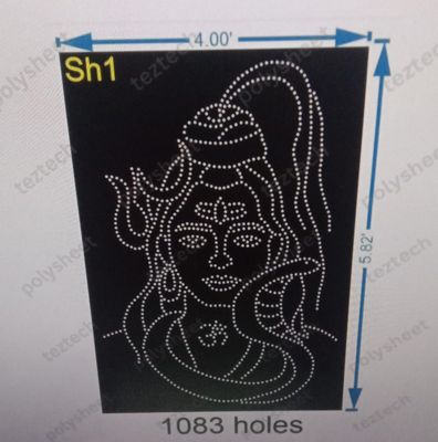 SH1 SHIV JI FACE 4X6FEET 1083HOLES