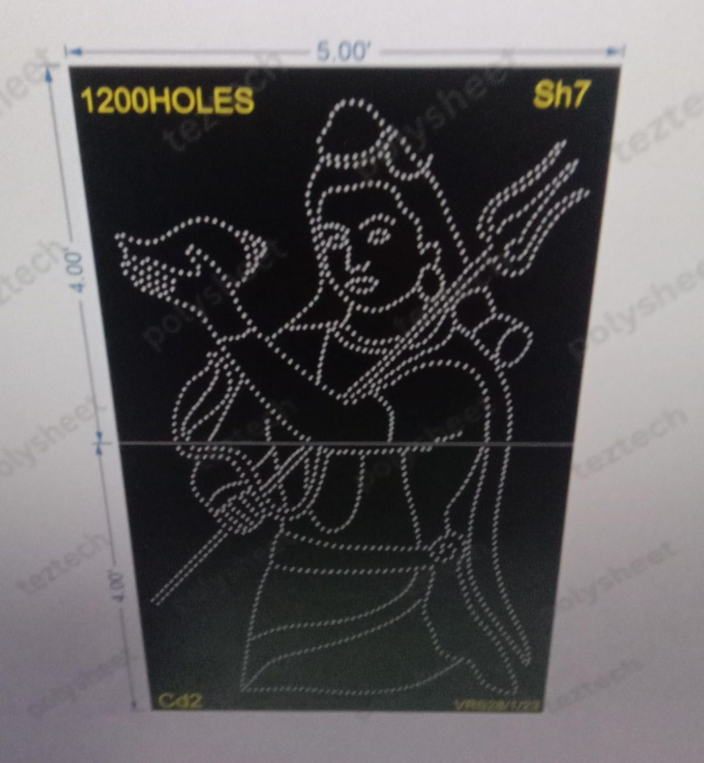 SH7 SHIVJI 8X5 1200HOLES 2PARTS