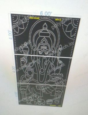 GN11.5 GANPATI  6X12FEET  2425HOLES IN 3PARTS