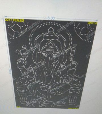 GN11.6 GANPATI  8X6FEET  2217HOLES IN 2PARTS