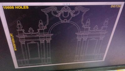 DGT29 DESIGNER GATE 18X24 FEET 10608 HOLES