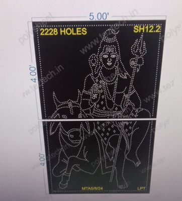 SH12.2 SHIVJI 8X5 FEET 2228 HOLES 2 PARTS