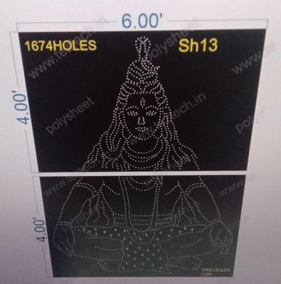 SH13 SHIV 8X6 FEET 1674 HOLES