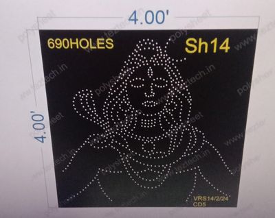 SH14 SHIV 4X4 FEET 690 HOLES