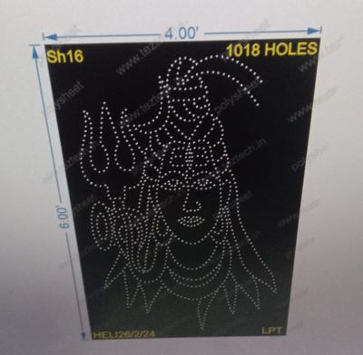 SH16 SHIV 6X4 FEET 1018 HOLES