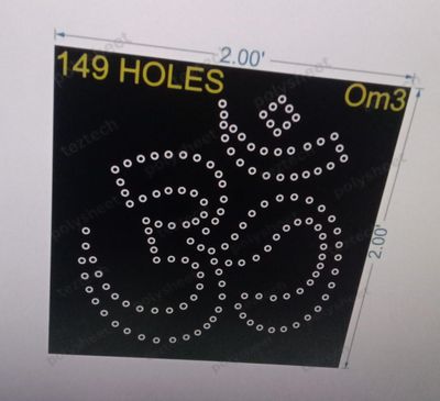 OM3 OM 2X2 FEET149 HOLES