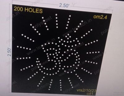 OM2.4 OM 2.5X2.5 FEET  200 HOLES