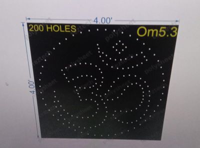 OM5.3 OM 4X4FT 200 HOLES