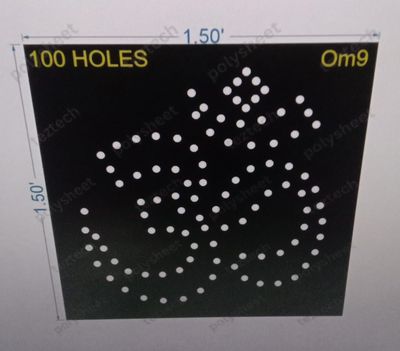 OM9 OM 1.5X1.5FT 100 HOLES