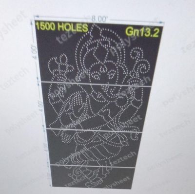 GN13.2  GANPATI 15X8 FEET  1500 HOLES , 4 PARTS