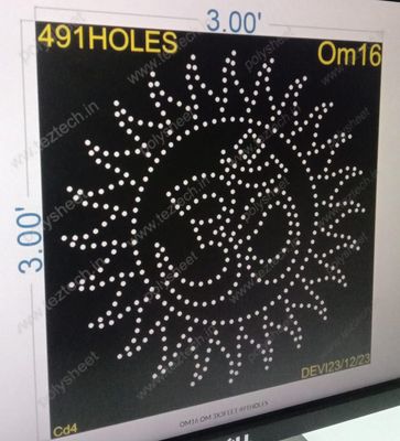 OM16 OM 3X3FEET 491HOLES