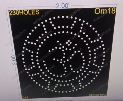 OM18 OM 2X2FEET 230HOLES