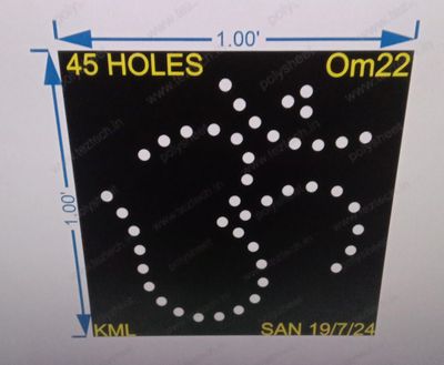 OM22 OM 1X1FEET 45HOLES