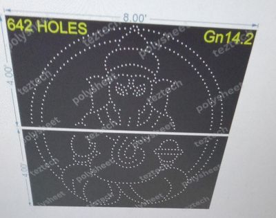 GN14.2  GANPATI 8X8 FEET  642 HOLES