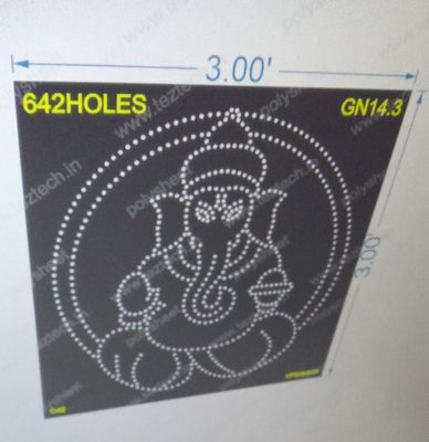 GN14.3 GANPATI 3X3 FEET  642 HOLES