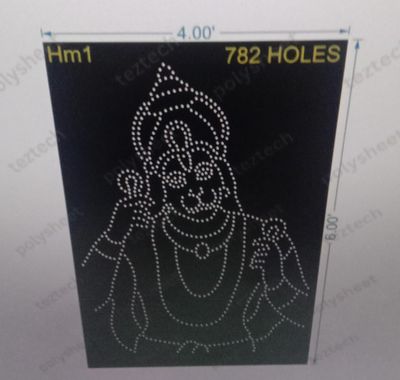 HM1 HANUMANJI  6X4 FEET  782 HOLES