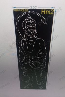 HM2 HANUMANJI  9X3 FEET 1099 HOLES