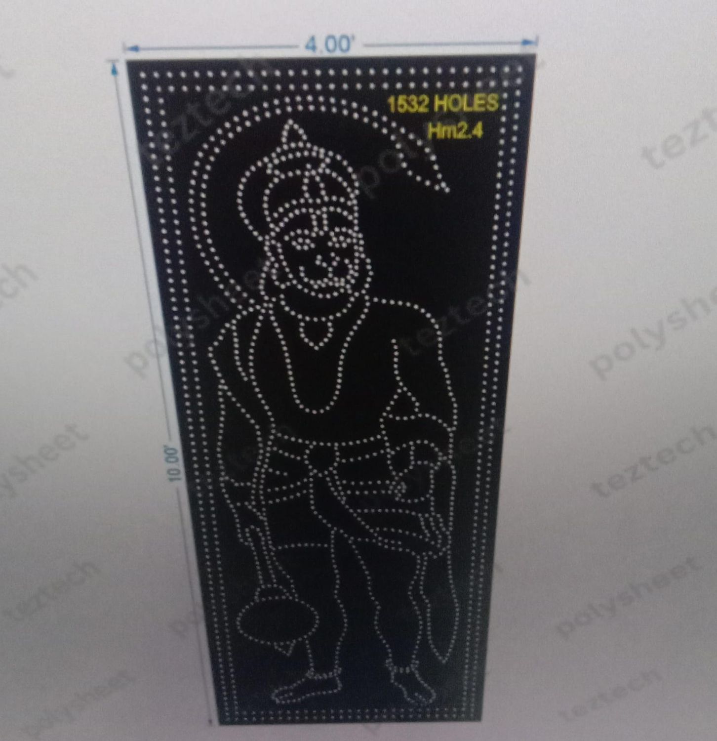 HM2.4 HANUMANJI  10X4 FEET 1532 HOLES