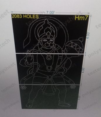 HM7 HANUMANJI  12X7 FEET 2083 HOLES