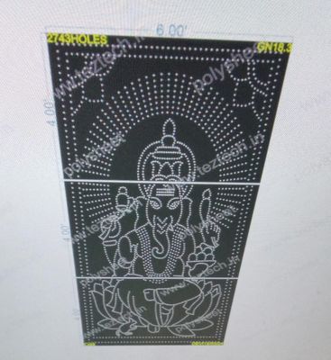 GN18.3 GANESH 12X6 FEET 2743 HOLES