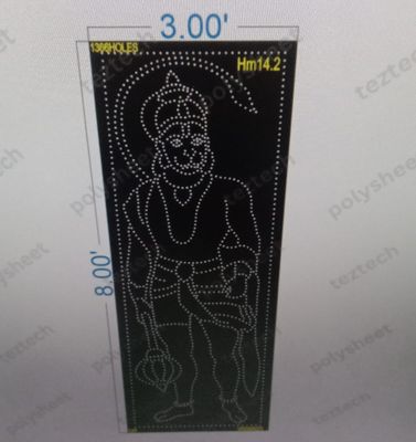 HM14.2 HANUMANJI  3X8FEET 1366HOLES