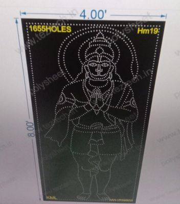 HM19  HANUMANJI 8X4FEET 1655HOLES