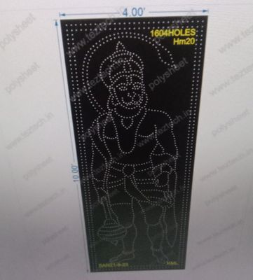 HM20  HANUMANJI 10X4FEET 1604HOLES