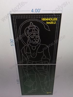 HM20.2 HANUMANJI 10X4 FEET 1604 HOLES