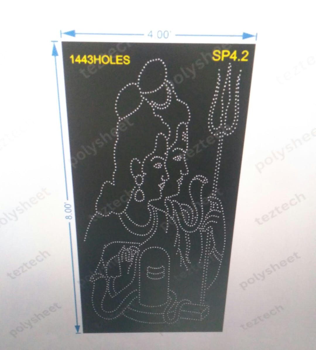 SP4.2 SHIV PARVATI  8X4 FT 1443 HOLES