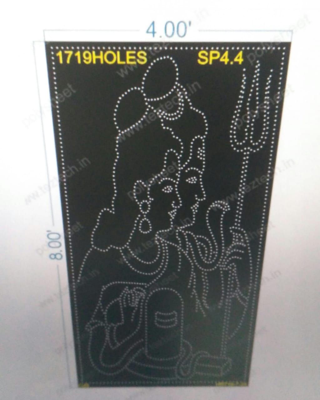 SP4.4 SHIV PARVATI WITH SHIVLING 8X4 FT 1719 HOLES