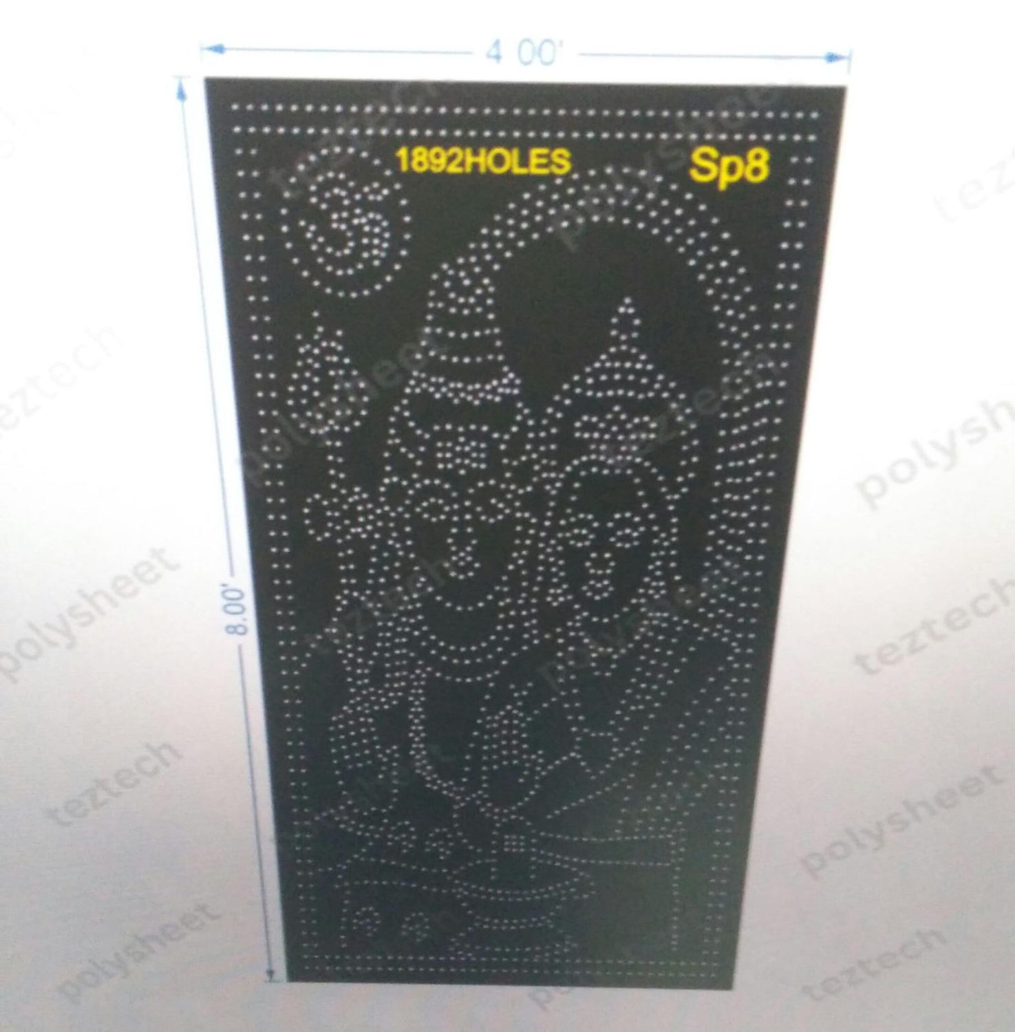 SP8 SHIV PARVATI  8X4 FT1892 HOLES