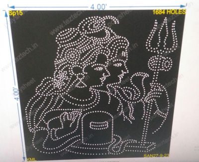 SP15 SHIV PARVATI 4X4FT 1684HOLES