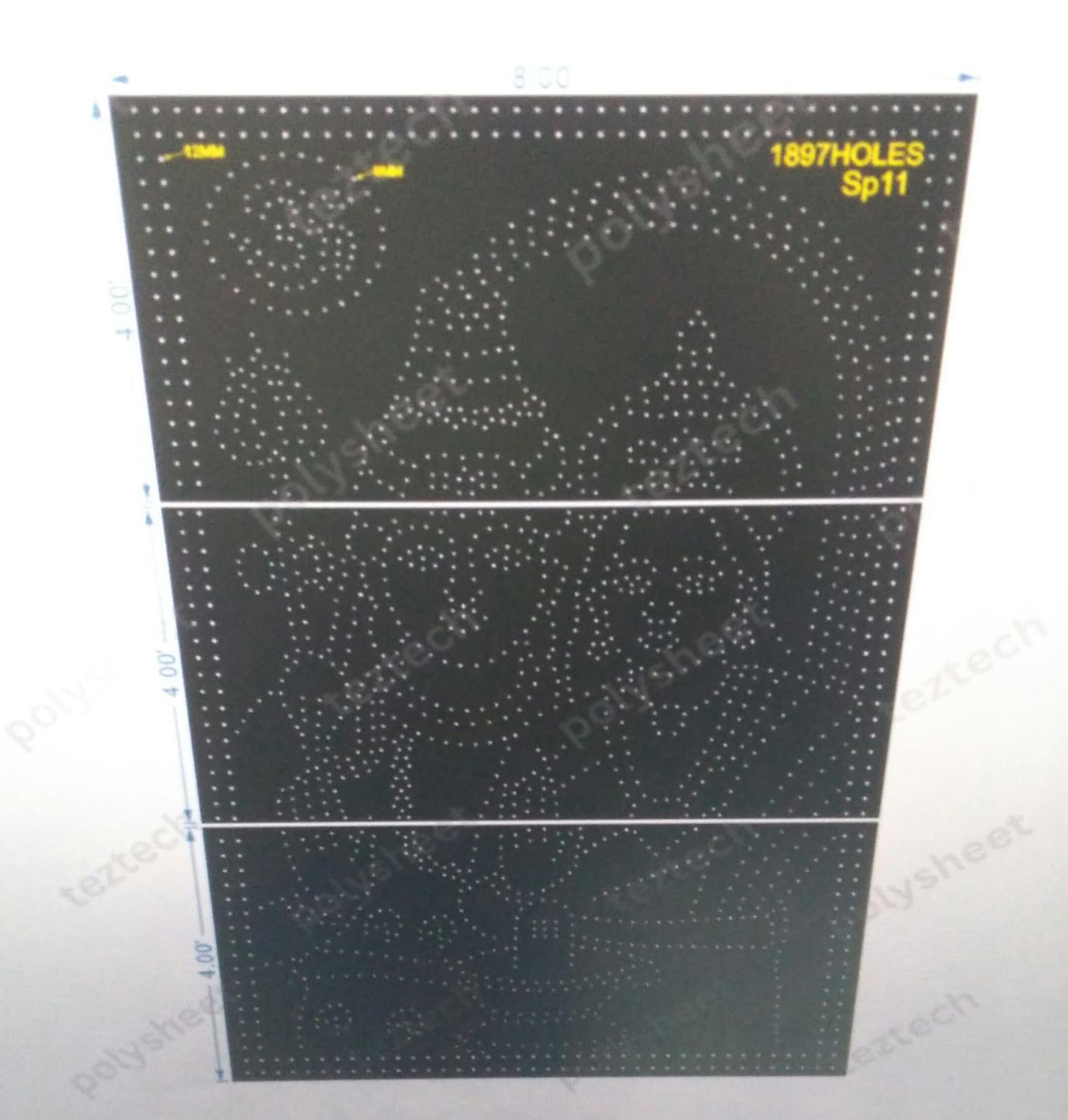 SP11 SHIV PARVATI  12X8 FT 1897 HOLES 3 PARTS