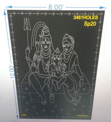 SP20 SHIV PARVTI 12X8FT 3461HOLES (3 PARTS)