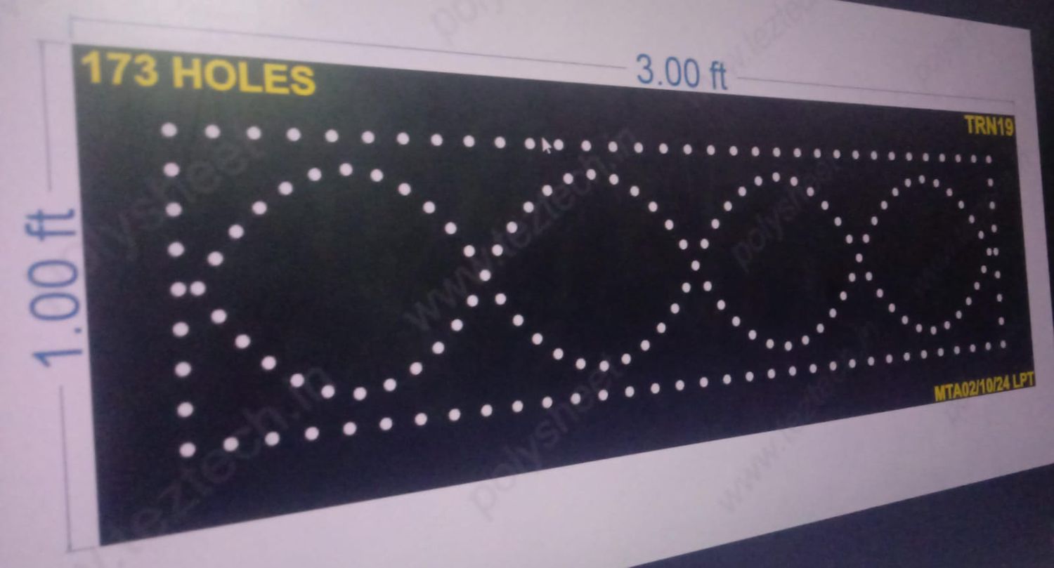 TRN19 TORAN 1X3 FEET 173 HOLES