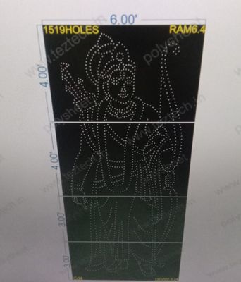 RAM6.4 SHREE RAM 14X6 FEET 1519 HOLES