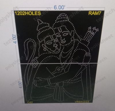 RAM7 RAM AND HANUMAN 8X6 1202HOLES