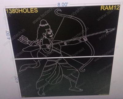 RAM12 SHREE RAM 8X8FEET 1380HOLES IN 2PARTS