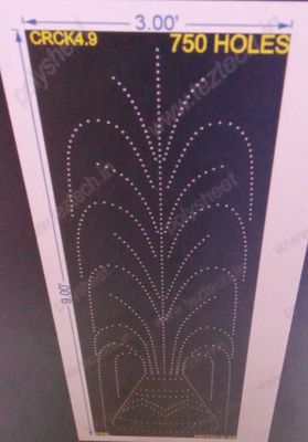CRCK4.9 CRACKER 9X3 FEET 750 HOLES