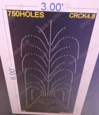CRCK4.8 CRACKER 6X3 FEET 750 HOLES