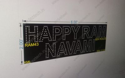 RAM43 HAPPY RAM NAVAMI 2X6FEET 624HOLES