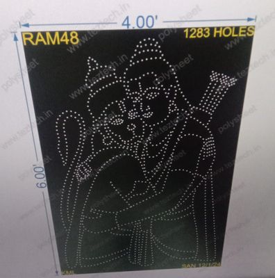 RAM48 SHREE RAM 6X4 FEET 1283 HOLES