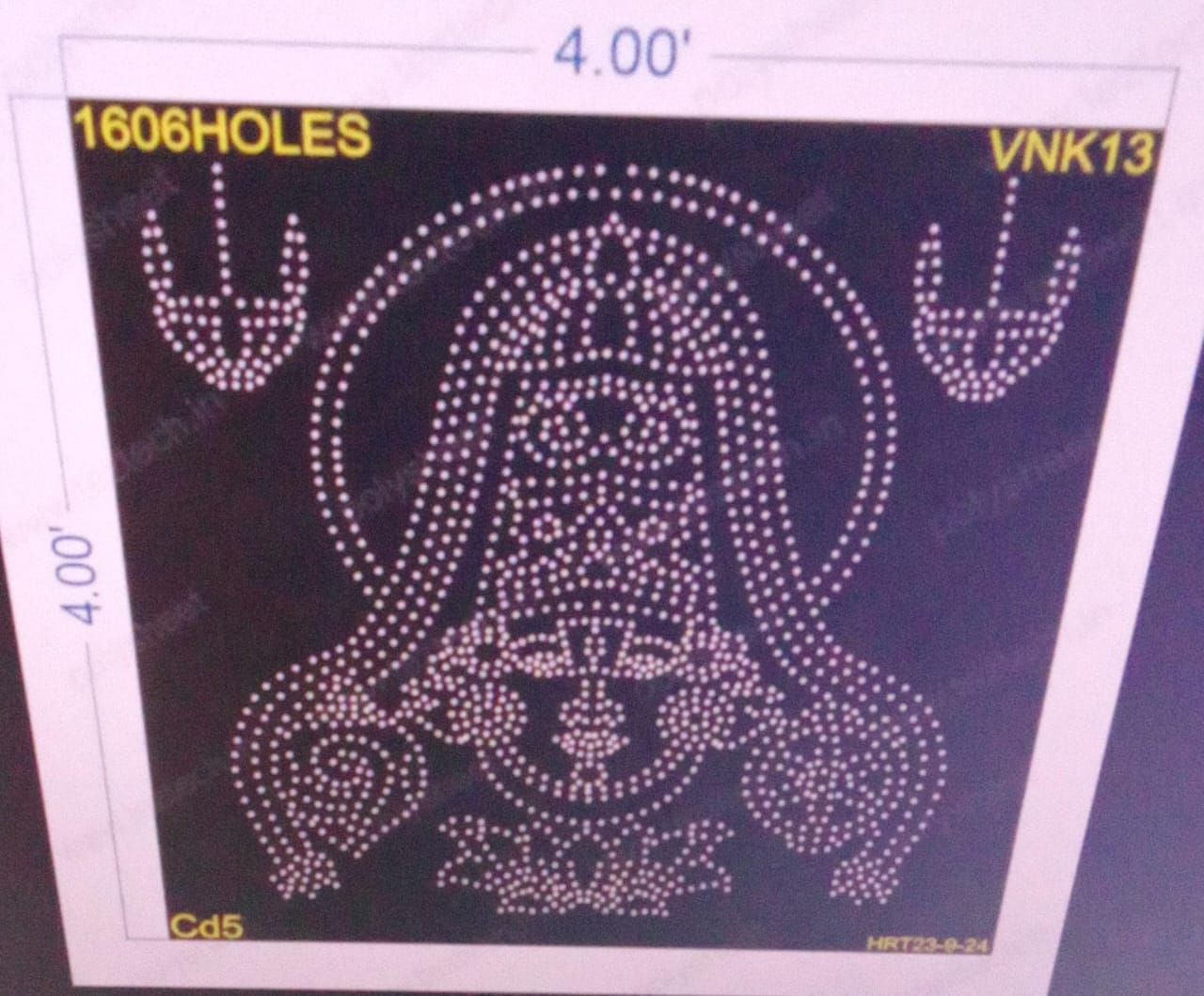 VNK13 VENKETSWARA 4X4 FEET 1606 HOLES