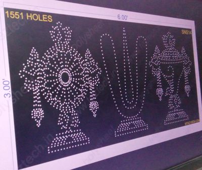 SNS14 SHANKU NAMAM SHANKHRAM 6X3 FEET 1551 HOLES