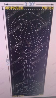 TRI19.2 TRISHUL 8X3 FEET 931 HOLES