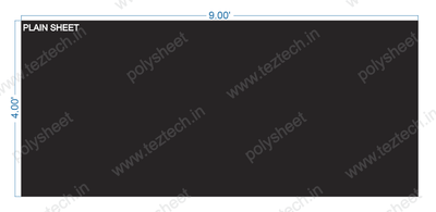 4x9 FEET PLAIN SHEET WITHOUT HOLES