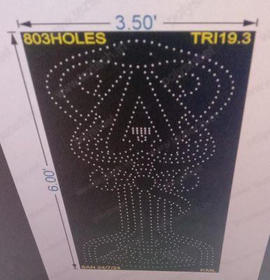 TRI19.3 TRISHUL 6X3.5 FEET 803 HOLES