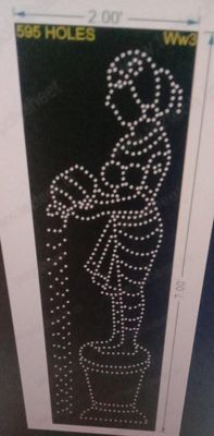 WW3 WOMAN WITH WATER POT WELCOMING POSITION 7X2 FEET 598 HOLES